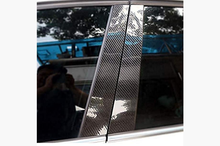 Alfa Romeo Stelvio 2016- Carbon Pillar Covers (2017-2023) Image
