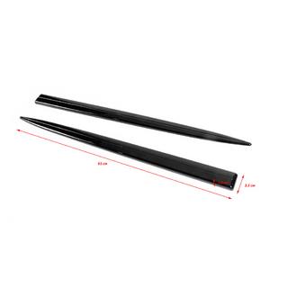Universal side mouldings (2 pcs, black) photo 1