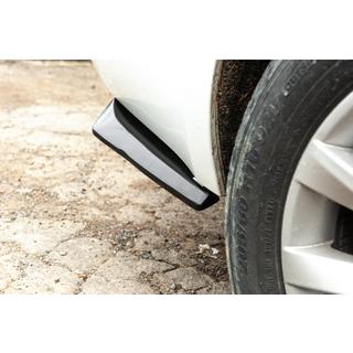 Universal Flap Rear Bumper Extensions Type-A (2 pcs, Gloss Black, ABS Plastic) photo 2