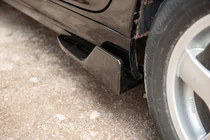 Universal Flap Rear Bumper Extensions Type-D (2 pcs, Gloss Black, ABS Plastic) photo 5