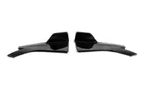 Universal Flap Rear Bumper Extensions Type-D (2 pcs, Gloss Black, ABS Plastic) photo 7