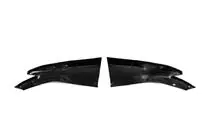 Universal Flap Rear Bumper Extensions Type-D (2 pcs, Gloss Black, ABS Plastic) photo 10