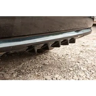 Universal Rear Diffuser Type-E (Gloss Black, ABS Plastic) photo 2
