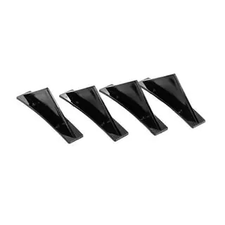 Universal Rear Diffuser Type-G (4pcs, Gloss Black, ABS Plastic) photo 1