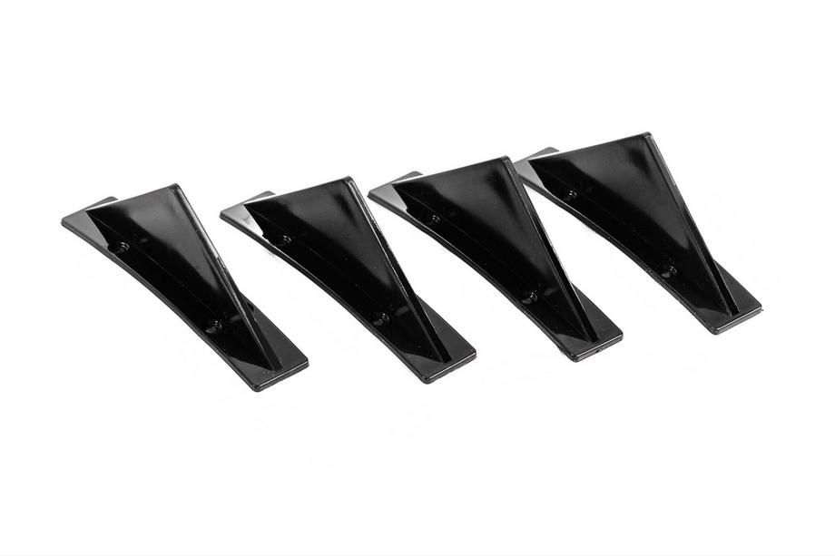 Universal Rear Diffuser Type-G (4pcs, Gloss Black, ABS Plastic) Photo 1