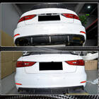 Audi A3 2012-2020 Rear Bumper Diffuser V2 (for Base Sedan 2012-2016, Carbon) photo 3