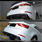 Audi A3 2012-2020 Rear Bumper Diffuser V2 (for Base Sedan 2012-2016, Carbon) photo 4
