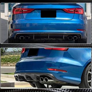 Rear bumper diffuser V1 (for Base Sedan 2012-2016, Carbon) photo 3