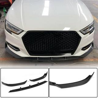 Front Bumper Lip Lip V1 (for Base 2017-2020 Sedan, Carbon) photo 1