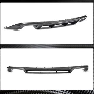 Rear bumper diffuser (for Base Sedan 2017-2020, Carbon) photo 3