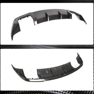 Rear bumper diffuser (for Base Sedan 2017-2020, Carbon) photo 4