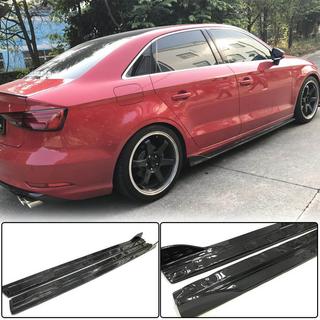 Side Skirts (for Base Sedan, Carbon) Audi A3 2012-2020 photo 1