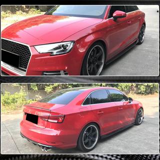 Side Skirts (for Base Sedan, Carbon) Audi A3 2012-2020 photo 4