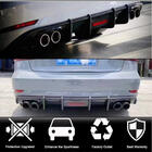 Audi A3 2012-2020 Rear bumper diffuser with LED brake light (for Base Sedan 2017-2020, Carbon) photo 2