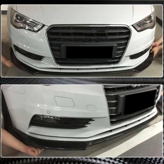 Front bumper lip Lip V1 (for Base 2012-2016 Sedan, Carbon) photo 3