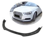 Audi A3 2012-2020 Front Bumper Lip V1 (for Base 2017-2020 HB, Carbon) photo 1
