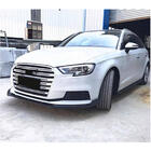 Audi A3 2012-2020 Front Bumper Lip V1 (for Base 2017-2020 HB, Carbon) photo 3