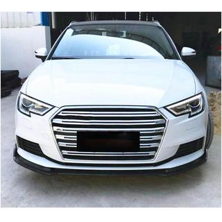 Front Bumper Lip V1 (for Base 2017-2020 HB, Carbon) photo 2
