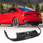 Audi A3 2020- Rear bumper diffuser V2 for S-Line Sedan 2020-2023 (Carbon) photo 1