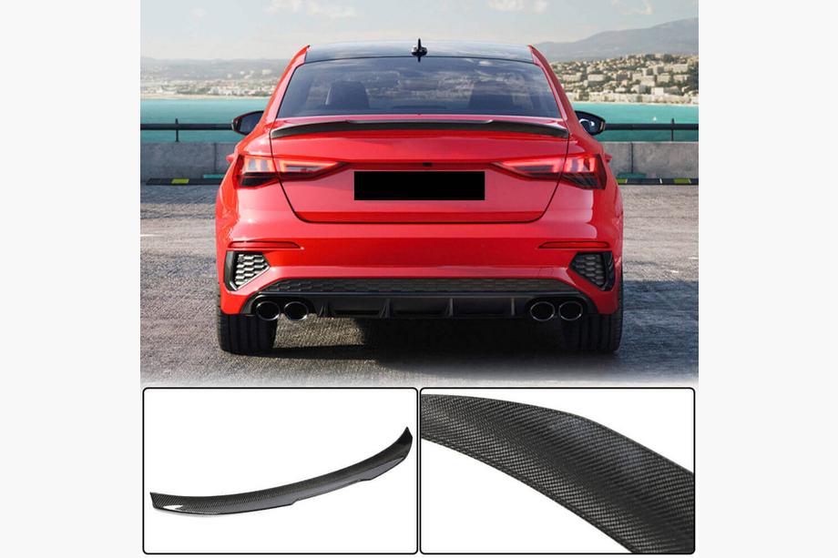 Audi A3 2020- Spoiler V2 (for Sedan, Carbon) Image