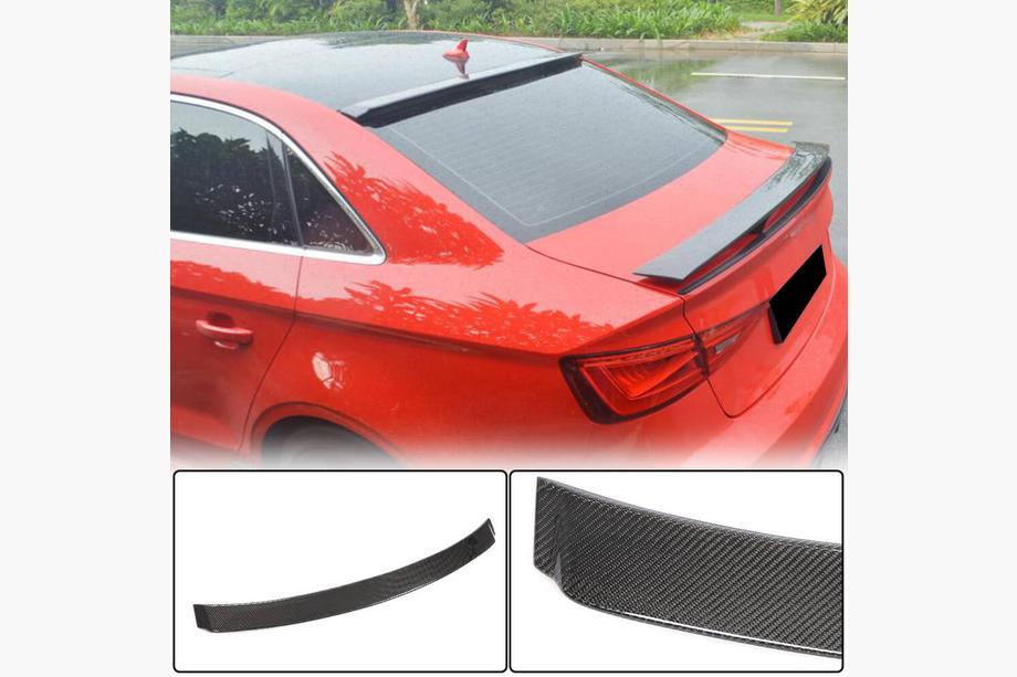 Audi A3 2012-2020 Rear window spoiler V1 (for Sedan, Carbon) Image