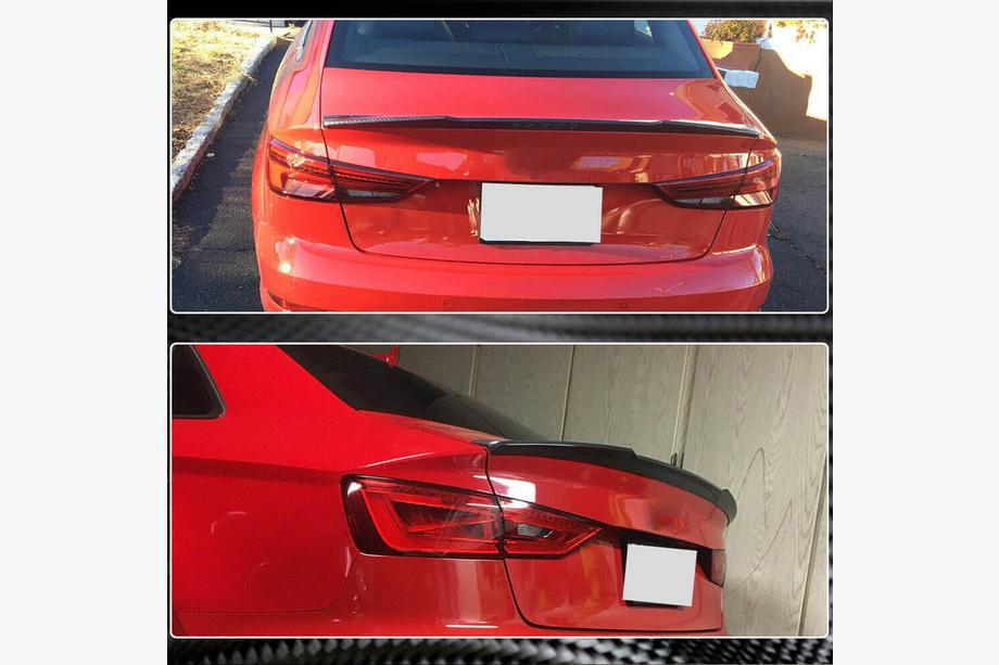 Audi A3 2012-2020 Rear Trunk Spoiler (FRP) Photo 6