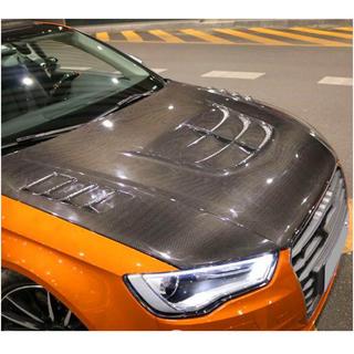 Hood V1 (for Sedan 2012-2016, Carbon Fiber) photo 2