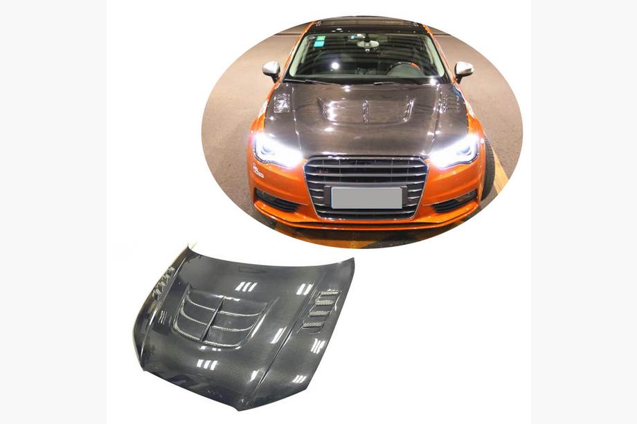 Audi A3 2012-2020 Hood V1 (for Sedan 2012-2016, Carbon Fiber) Image