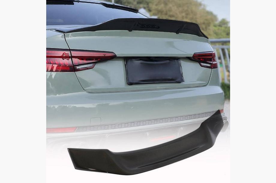 Audi A3 2012-2020 V1 Spoiler (for Sedan, Carbon) Image