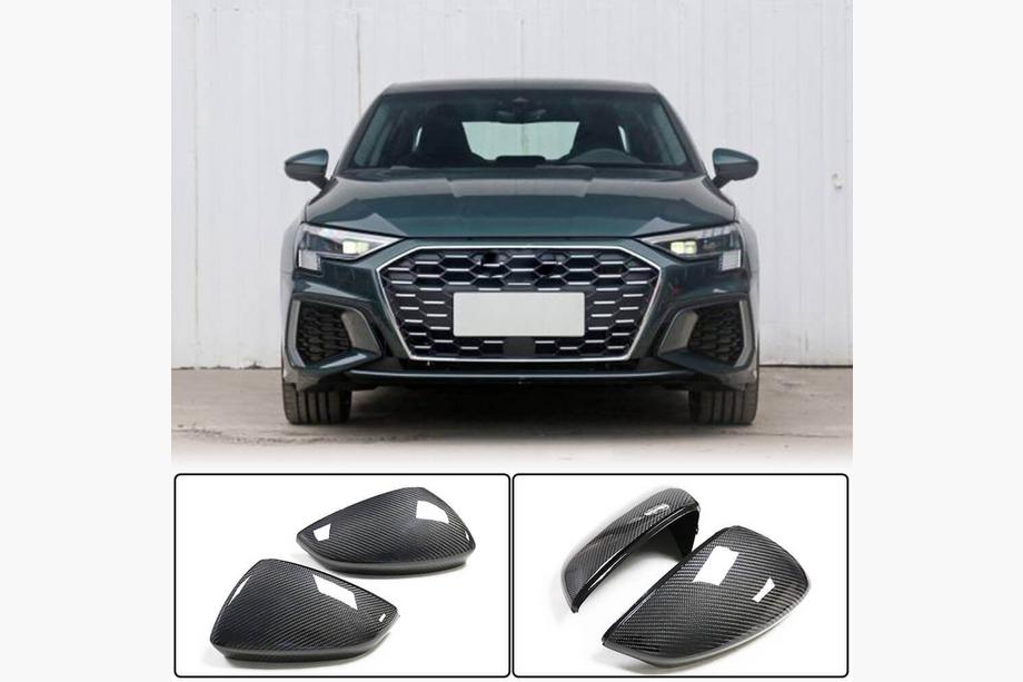 Audi A3 2020- Mirror Covers (Carbon) V2 Photo 1