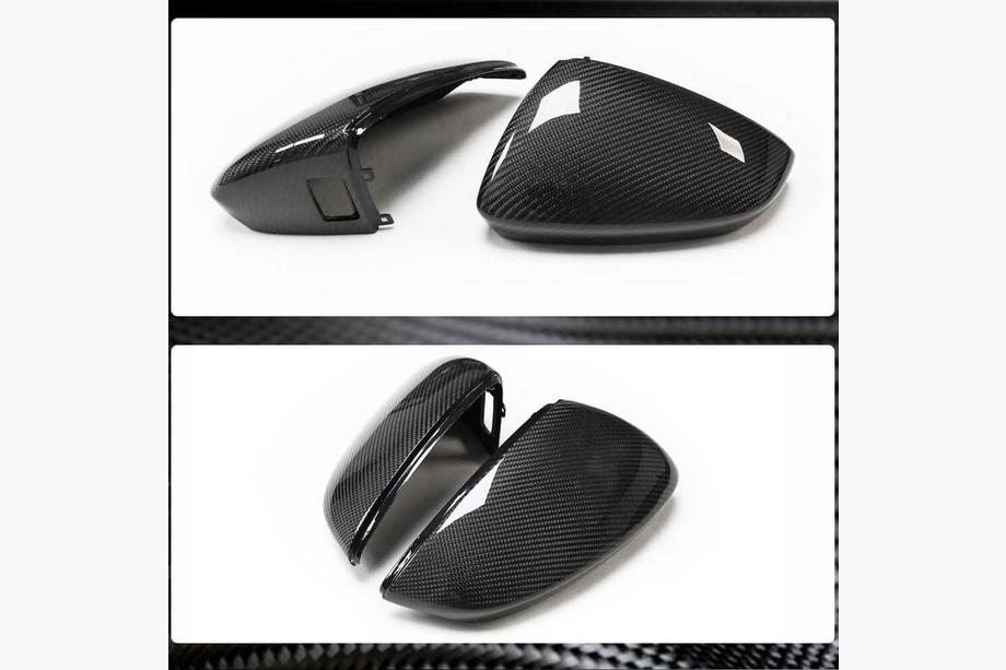 Audi A3 2020- Mirror Covers (Carbon) V2 Photo 4