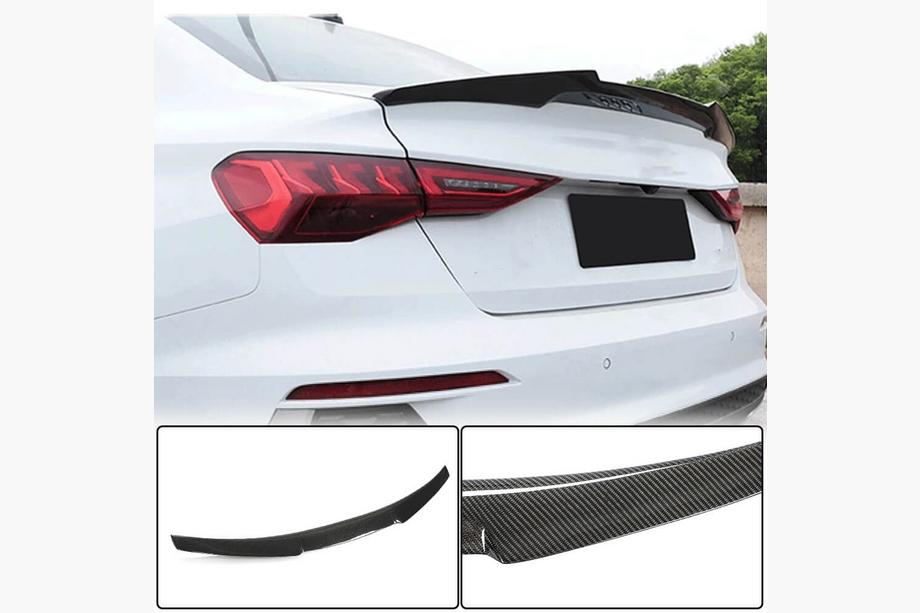 Audi A3 2020- V1 Spoiler (for Sedan, Carbon) Image