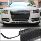 Audi A4 B8 2007-2015 Front Bumper Lip (for Base 2007-2011, Carbon) photo 1