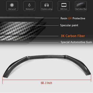 Front Bumper Lip (for Base 2007-2011, Carbon) photo 4