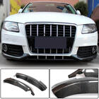 Audi A4 B8 2007-2015 Front Bumper Flap Extensions (for Base 2007-2011, Carbon) photo 1
