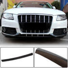 Audi A4 B8 2007-2015 Front bumper center lip (for Base 2007-2011, Carbon) photo 1