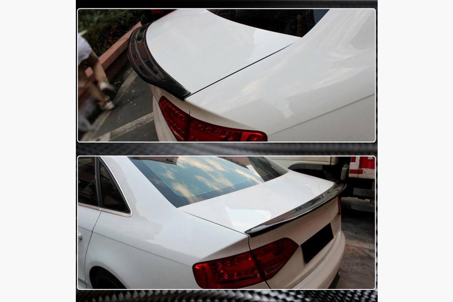 Audi A4 B8 2007-2015 Spoiler V1 (for Base 2007-2011, Carbon) Photo 3