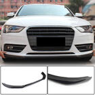 Audi A4 B8 2007-2015 Front Bumper Lip Spoiler (for Base 2011-2015, Carbon) photo 1