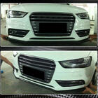 Audi A4 B8 2007-2015 Front Bumper Lip Spoiler (for Base 2011-2015, Carbon) photo 4