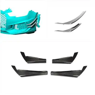 Front bumper lip (for Base 2015-2019, Carbon) photo 2