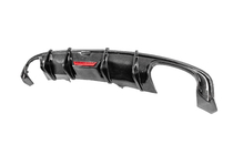 Audi A4 B9 2015-2024 Rear bumper diffuser (for Base Sedan 2015-2019, Carbon) photo 3