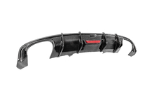 Audi A4 B9 2015-2024 Rear bumper diffuser (for Base Sedan 2015-2019, Carbon) photo 4