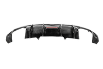 Audi A4 B9 2015-2024 Rear bumper diffuser (for Base Sedan 2015-2019, Carbon) photo 5