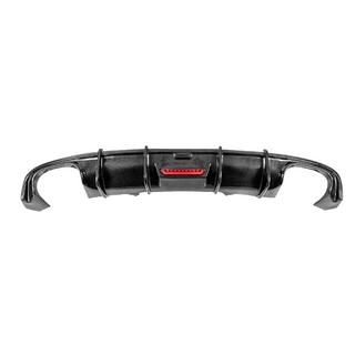 Rear bumper diffuser (for Base Sedan 2015-2019, Carbon) photo 2