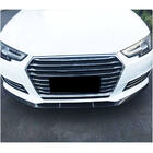 Audi A4 B9 2015-2024 Front bumper lip spoiler Lip V1 (for Base Sedan 2015-2019, Carbon) photo 2