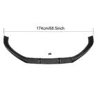 Audi A4 B9 2015-2024 Front bumper lip spoiler Lip V1 (for Base Sedan 2015-2019, Carbon) photo 5