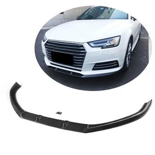Front bumper lip spoiler Lip V1 (for Base Sedan 2015-2019, Carbon) photo 1