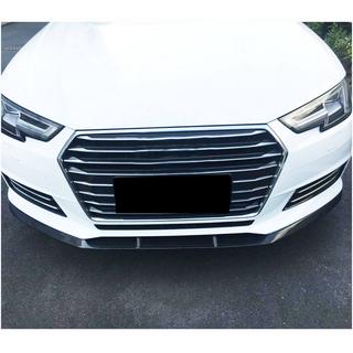 Front bumper lip spoiler Lip V1 (for Base Sedan 2015-2019, Carbon) photo 2