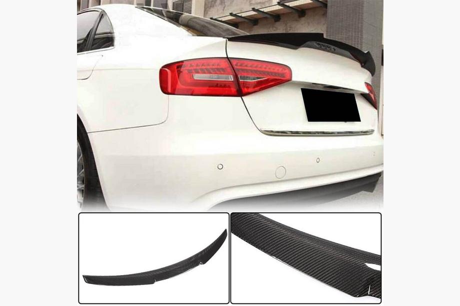 Audi A4 B8 2007-2015 Spoiler V1 (for Base 2011-2015, Carbon) Image