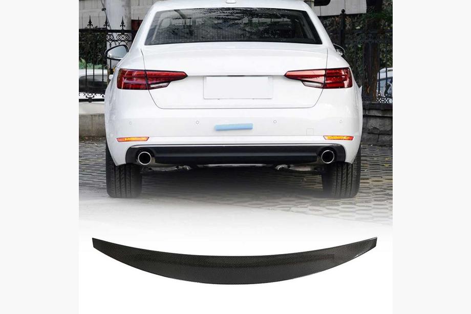 Audi A4 B9 2015-2024 V1 Spoiler (for Sedan, Carbon) Image